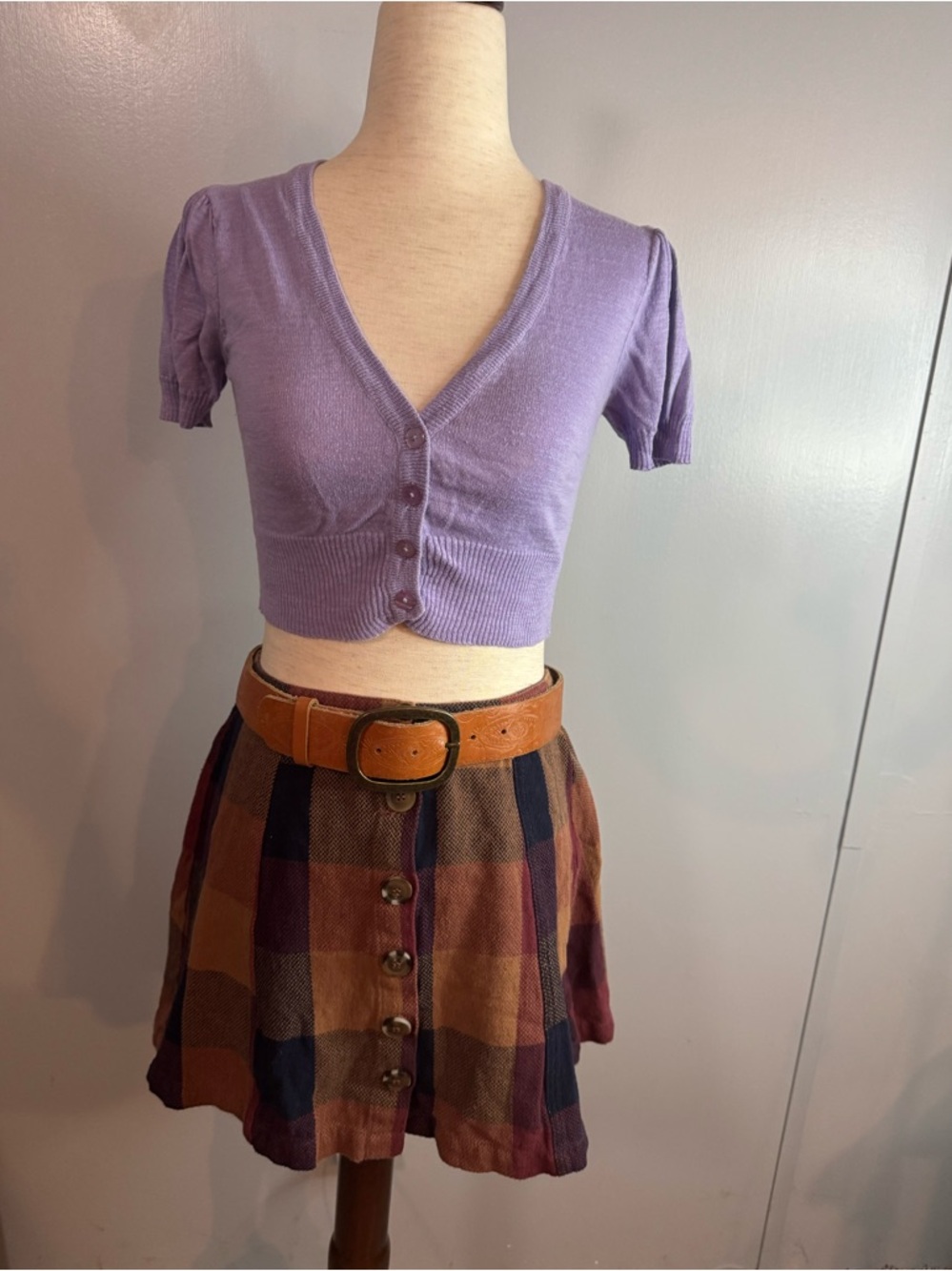 Gap Light Brown Leather Buckle Belt‎